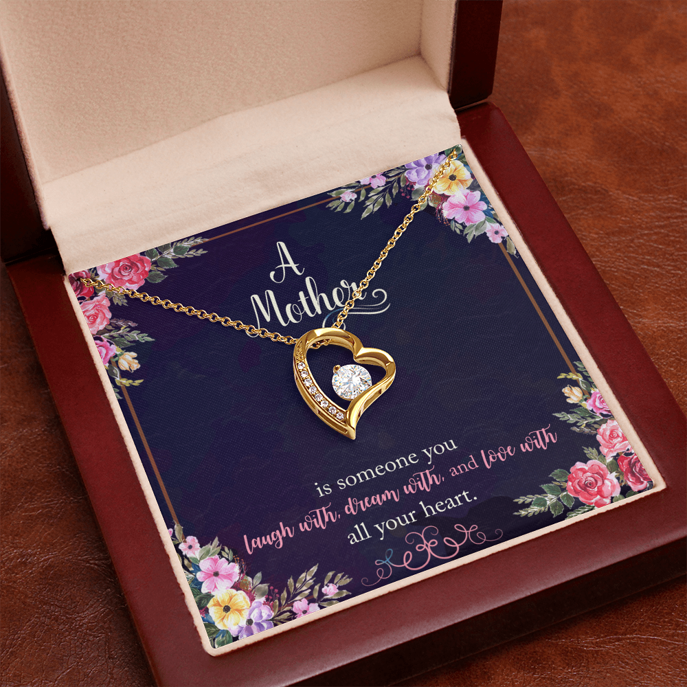 To My Mother Forever Love Necklace, Mother's Day Gift, Mother Birthday Gift from Daughter, Thank You Gift For Mother, Mother's Love