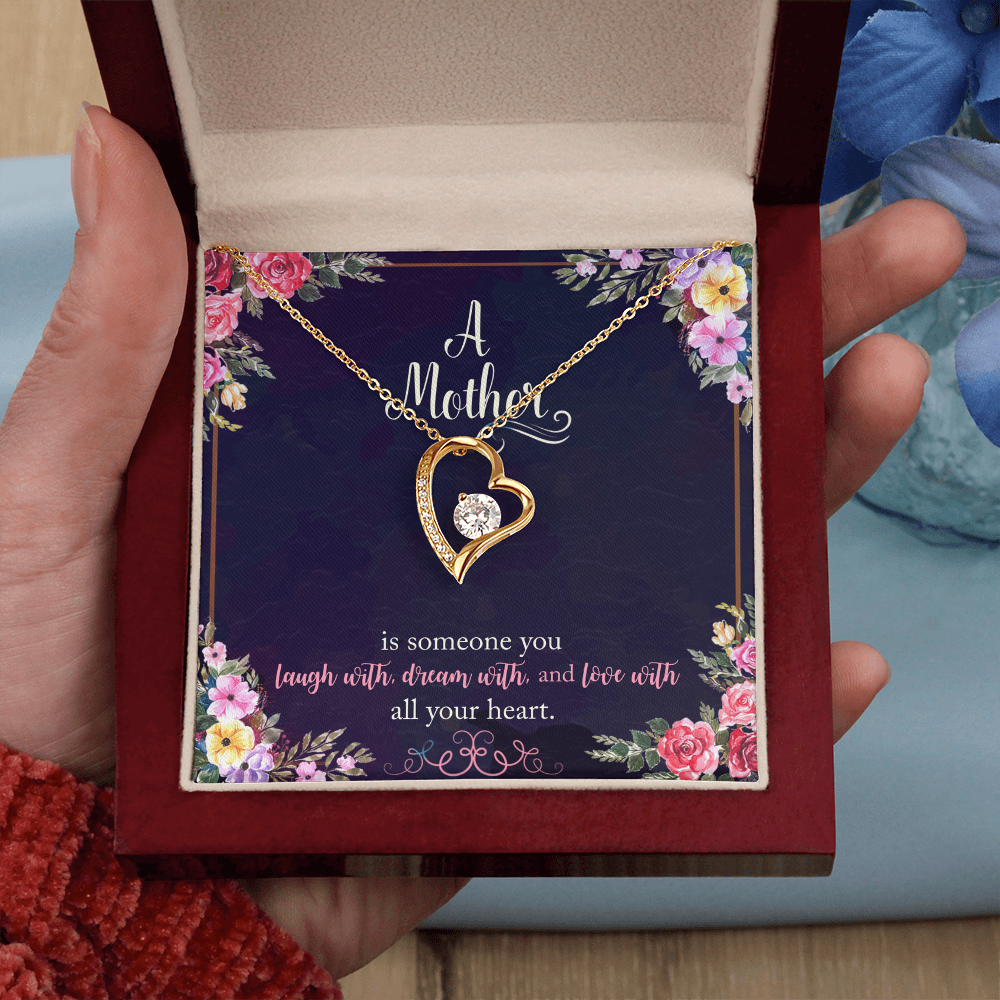 To My Mother Forever Love Necklace, Mother's Day Gift, Mother Birthday Gift from Daughter, Thank You Gift For Mother, Mother's Love