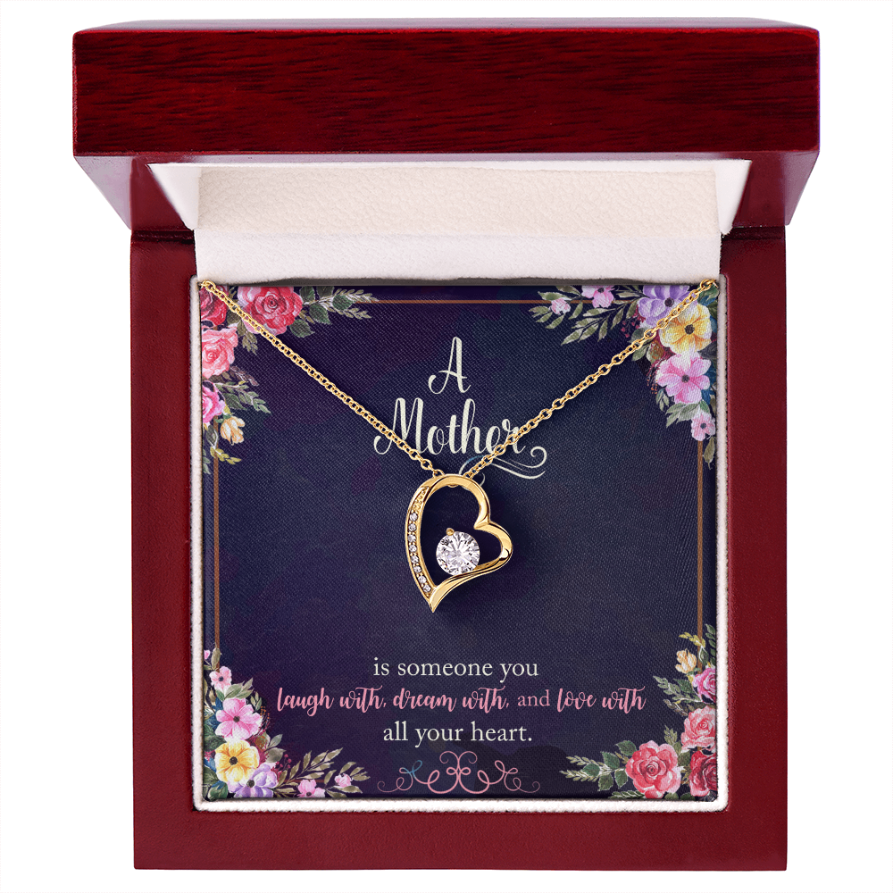 To My Mother Forever Love Necklace, Mother's Day Gift, Mother Birthday Gift from Daughter, Thank You Gift For Mother, Mother's Love