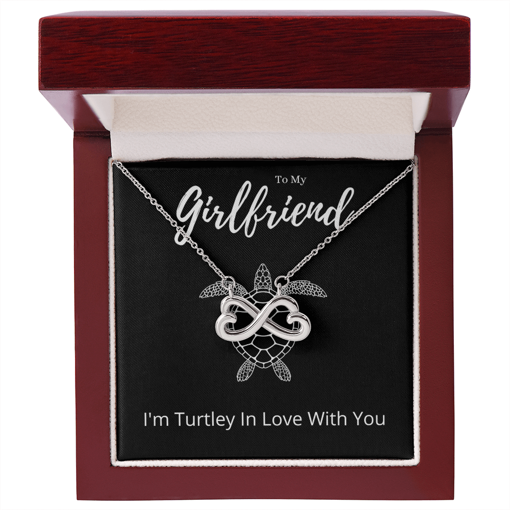 Funny Girlfriend Endless Love Necklace Anniversary Gift From Boyfriend, Animal Pun Message Card Jewelry Birthday Present From Him, Gag Gifts For Girlfriend Valentines Day by Best Gifts 305