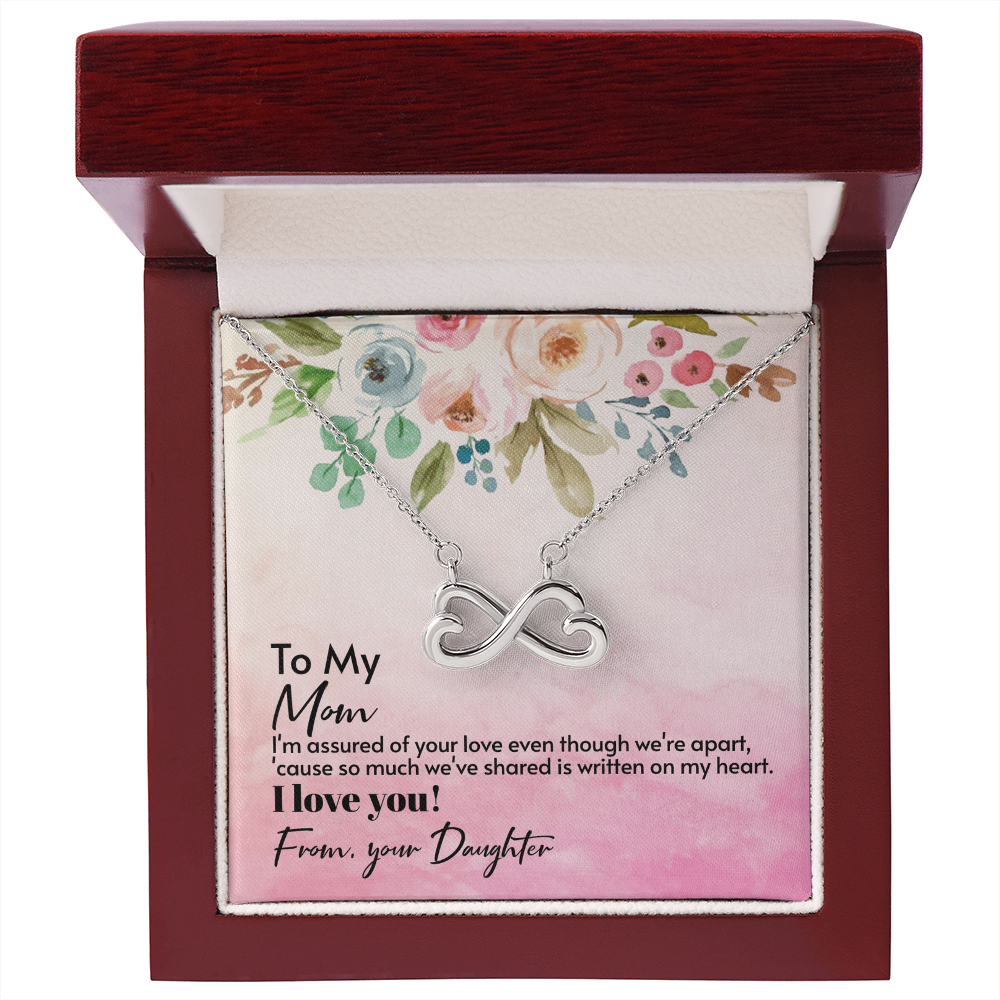 Endless Love Necklace To My Mom, I Love You Mom, Appreciation Gift To Mom From Daughter, Mom Birthday Gifts, Jewelry Gift For Mom