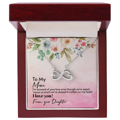 Endless Love Necklace To My Mom, I Love You Mom, Appreciation Gift To Mom From Daughter, Mom Birthday Gifts, Jewelry Gift For Mom