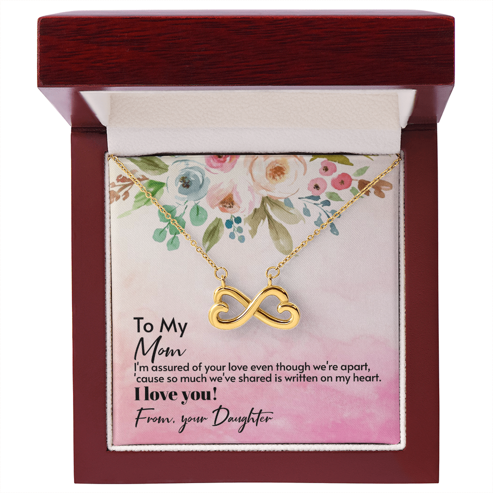 Endless Love Necklace To My Mom, I Love You Mom, Appreciation Gift To Mom From Daughter, Mom Birthday Gifts, Jewelry Gift For Mom