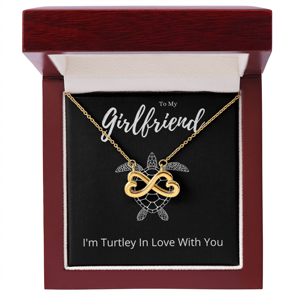 Funny Girlfriend Endless Love Necklace Anniversary Gift From Boyfriend, Animal Pun Message Card Jewelry Birthday Present From Him, Gag Gifts For Girlfriend Valentines Day by Best Gifts 305