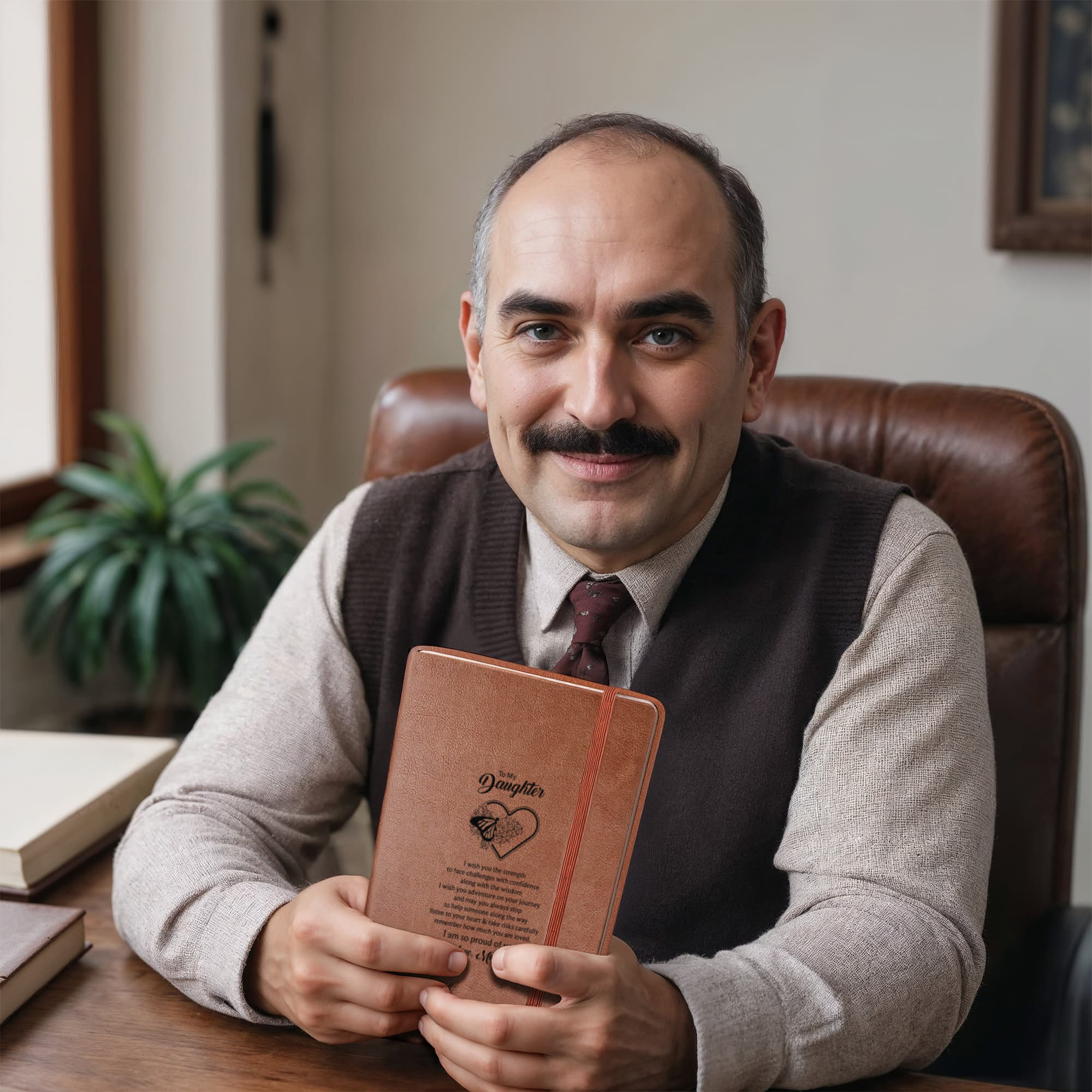 To My Daughter, Butterfly Journal - Mom's Love Letter Notebook