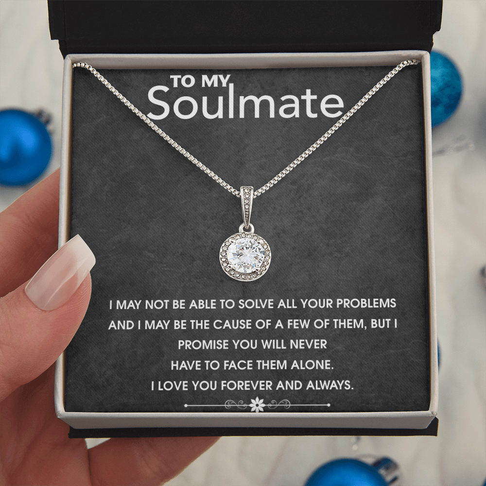 Eternal Hope Necklace To My Soulmate, I Love You Forever And Always, Romantic Gift For Her, Gift For Women, Soulmate Necklace by Best Gifts 305
