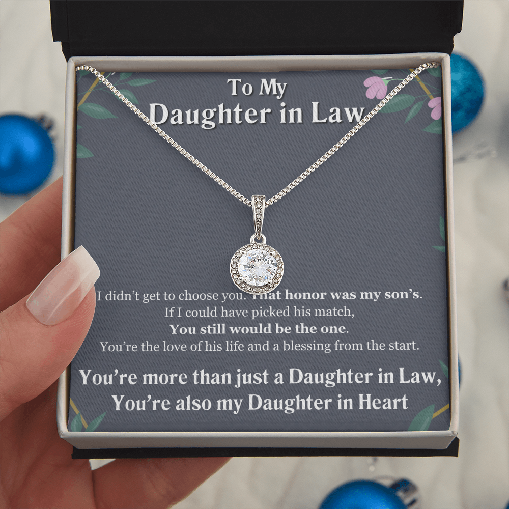 Daughter In Law Eternal Hope Necklace Gift From Mother In Law, Daughter In Law Wedding Gift Ideas, Future Daughter In Law Birthday Gift by Best Gifts 305