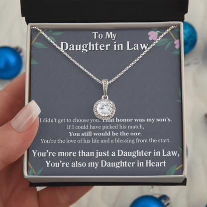 Daughter In Law Eternal Hope Necklace Gift From Mother In Law, Daughter In Law Wedding Gift Ideas, Future Daughter In Law Birthday Gift by Best Gifts 305