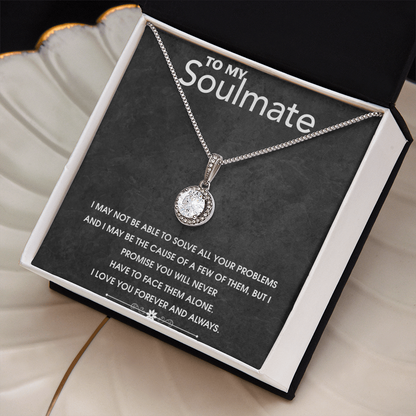 Eternal Hope Necklace To My Soulmate, I Love You Forever And Always, Romantic Gift For Her, Gift For Women, Soulmate Necklace by Best Gifts 305