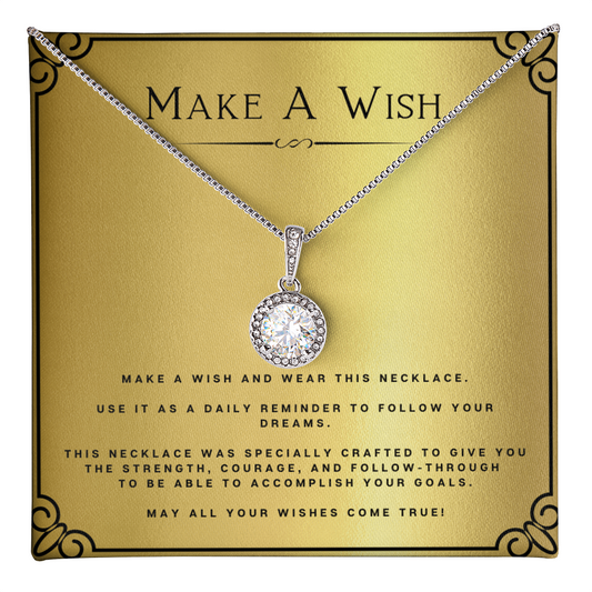 Wish Eternal Hope Necklace Birthday Gift Motivational Gift With Message Card Inspirational Christmas Present by Best Gifts 305