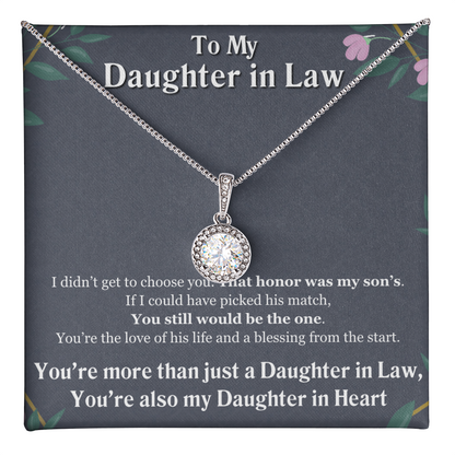 Daughter In Law Eternal Hope Necklace Gift From Mother In Law, Daughter In Law Wedding Gift Ideas, Future Daughter In Law Birthday Gift by Best Gifts 305