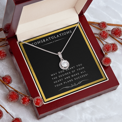 Christian Jewelry, For Women, Graduation Gift For High School Graduate - Eternal Hope Necklace with Message Card by Best Gifts 305