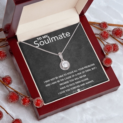 Eternal Hope Necklace To My Soulmate, I Love You Forever And Always, Romantic Gift For Her, Gift For Women, Soulmate Necklace by Best Gifts 305