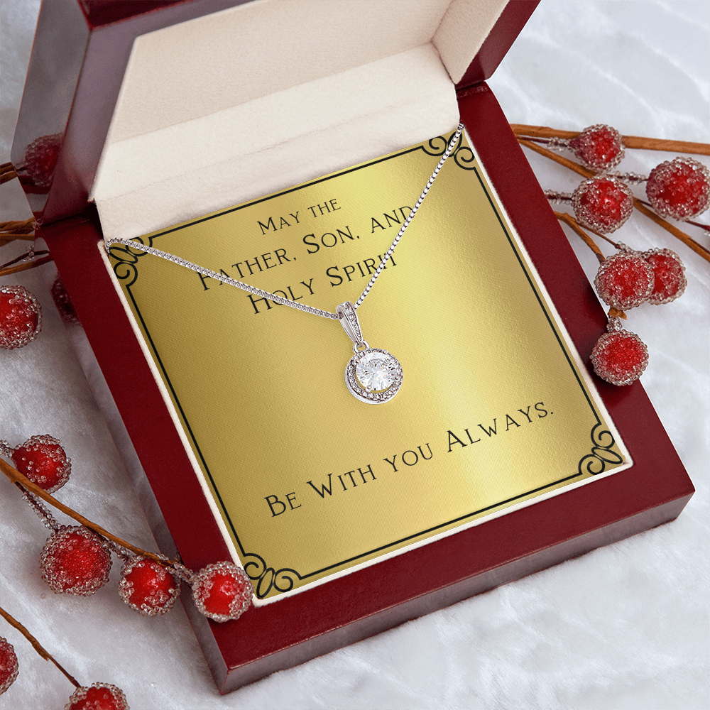 Christian Jewelry, For Women, Confirmation Gift For Girl, Gifts For Her, Holy Spirit Be With You, Catholic Gifts - Eternal Hope Necklace with Message Card by Best Gifts 305