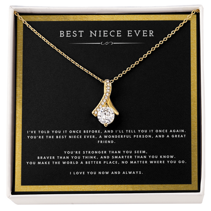 Best Niece Ever Gift From Uncle Alluring Beauty Necklace Jewelry Birthday Present Christmas Gifts For Niece by Best Gifts 305