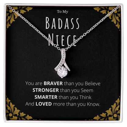 Badass Niece Gifts From Uncle Alluring Beauty Necklace Christmas Present Birthday Jewelry Gift For Niece by Best Gifts 305