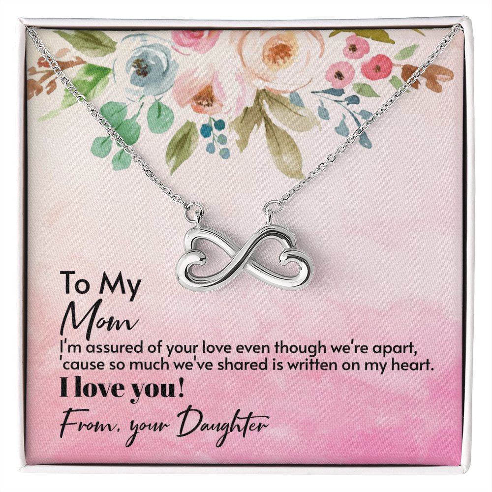 Endless Love Necklace To My Mom, I Love You Mom, Appreciation Gift To Mom From Daughter, Mom Birthday Gifts, Jewelry Gift For Mom