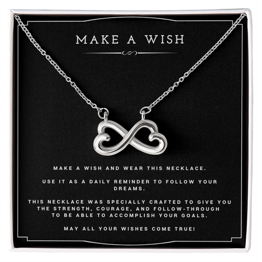 Wish Endless Love Necklace Birthday Gift Motivational Gift With Message Card Inspirational Christmas Present by Best Gifts 305