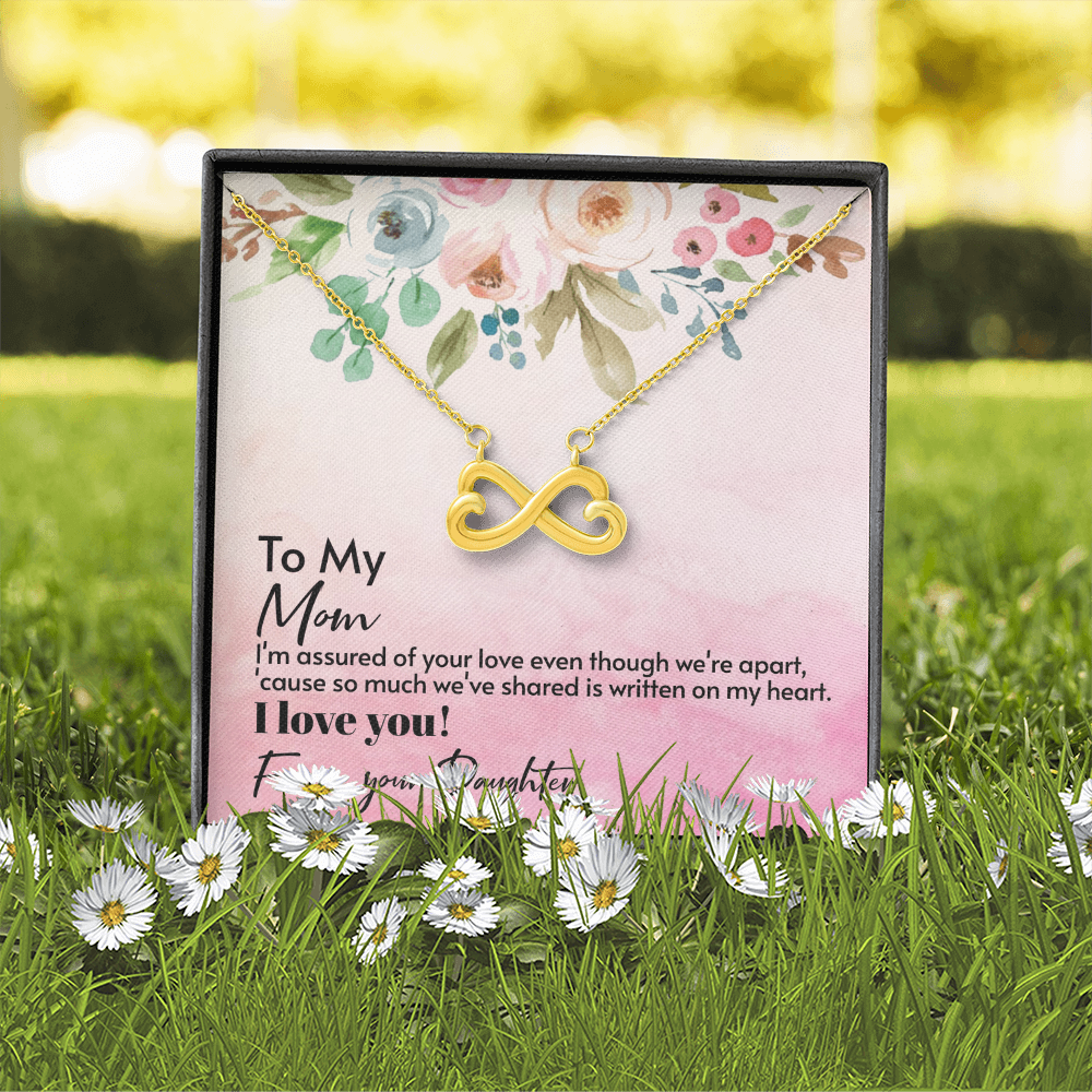 Endless Love Necklace To My Mom, I Love You Mom, Appreciation Gift To Mom From Daughter, Mom Birthday Gifts, Jewelry Gift For Mom