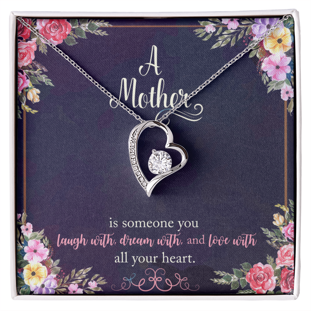 To My Mother Forever Love Necklace, Mother's Day Gift, Mother Birthday Gift from Daughter, Thank You Gift For Mother, Mother's Love