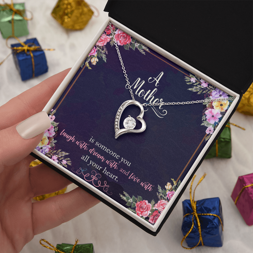 To My Mother Forever Love Necklace, Mother's Day Gift, Mother Birthday Gift from Daughter, Thank You Gift For Mother, Mother's Love