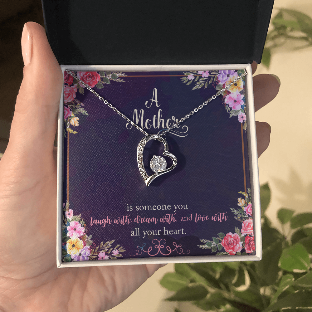 To My Mother Forever Love Necklace, Mother's Day Gift, Mother Birthday Gift from Daughter, Thank You Gift For Mother, Mother's Love