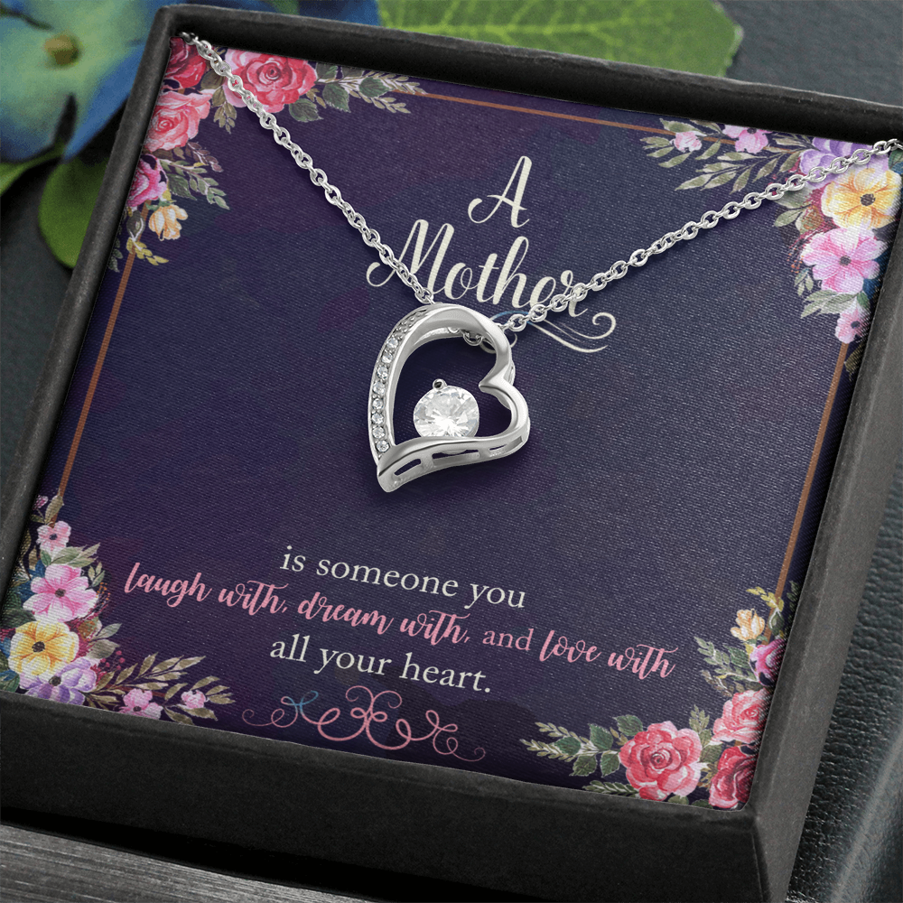 To My Mother Forever Love Necklace, Mother's Day Gift, Mother Birthday Gift from Daughter, Thank You Gift For Mother, Mother's Love