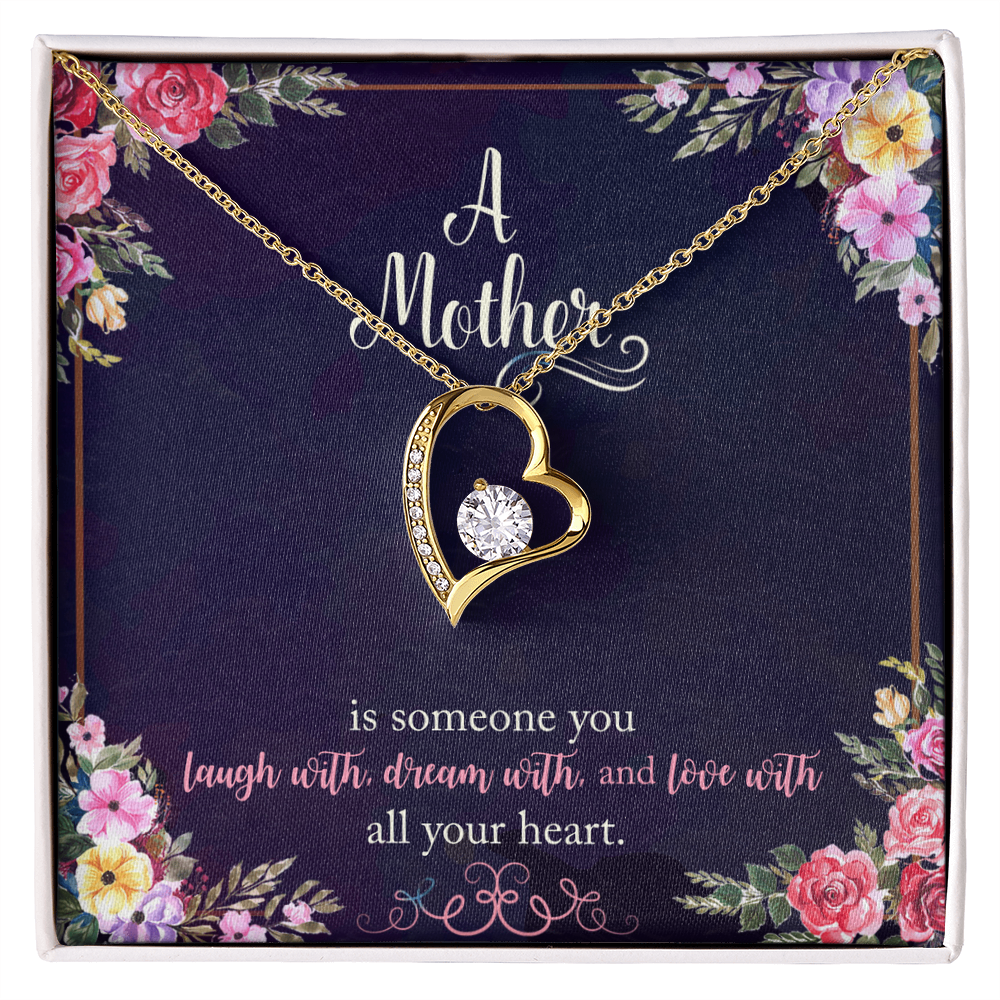 To My Mother Forever Love Necklace, Mother's Day Gift, Mother Birthday Gift from Daughter, Thank You Gift For Mother, Mother's Love