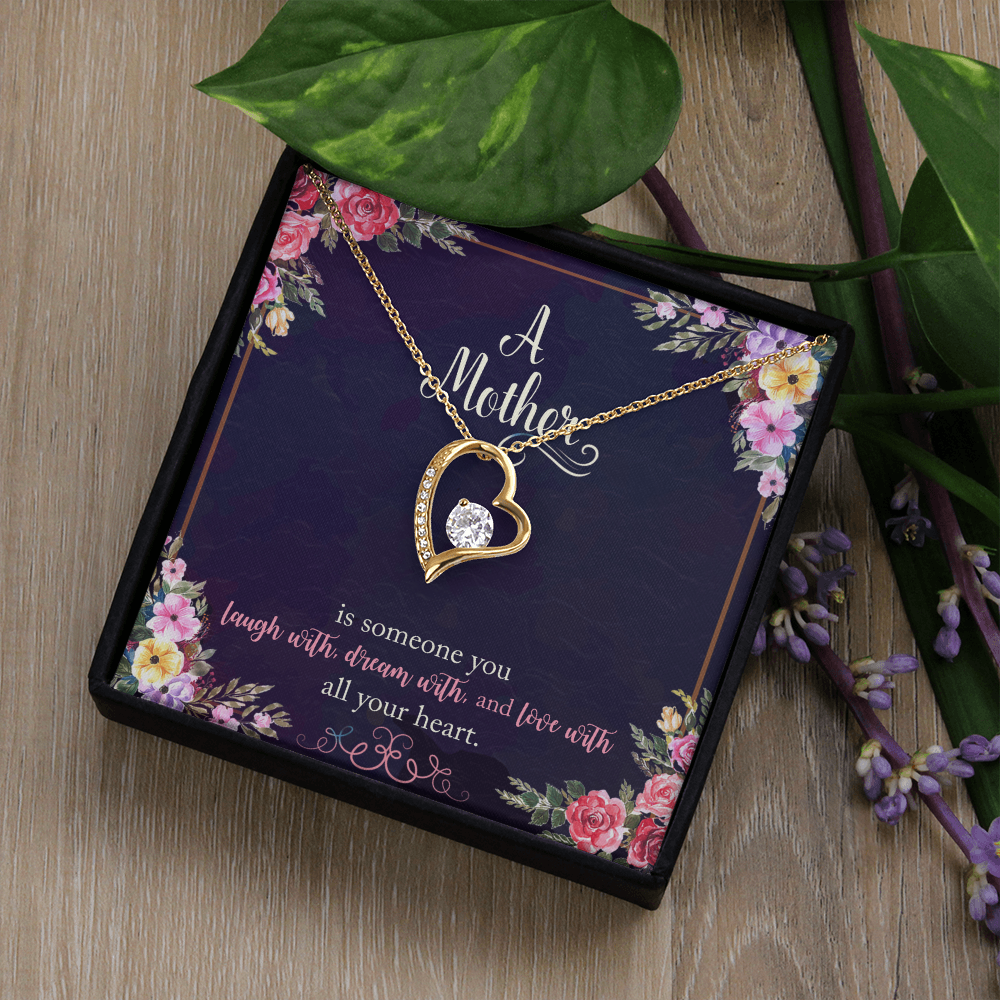 To My Mother Forever Love Necklace, Mother's Day Gift, Mother Birthday Gift from Daughter, Thank You Gift For Mother, Mother's Love