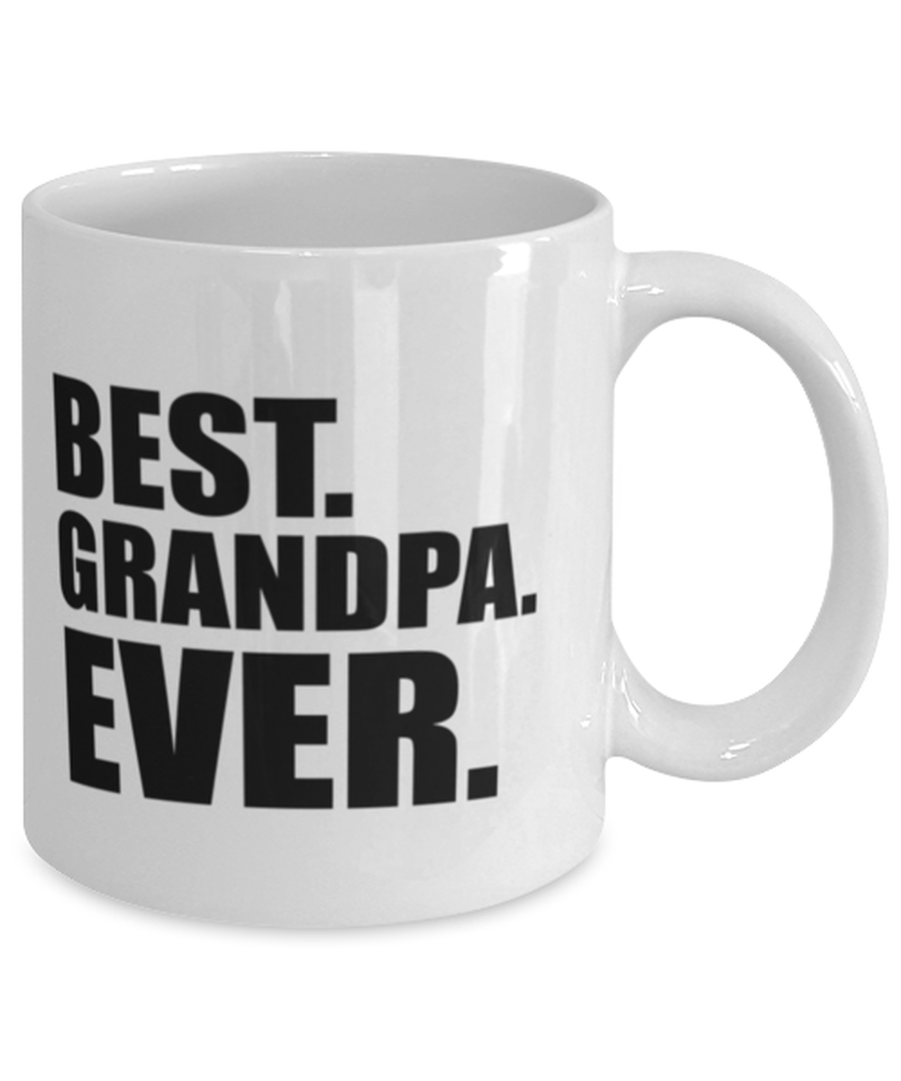 Best Grandpa Ever Mug Funny Fathers Day Gift For Grandfather