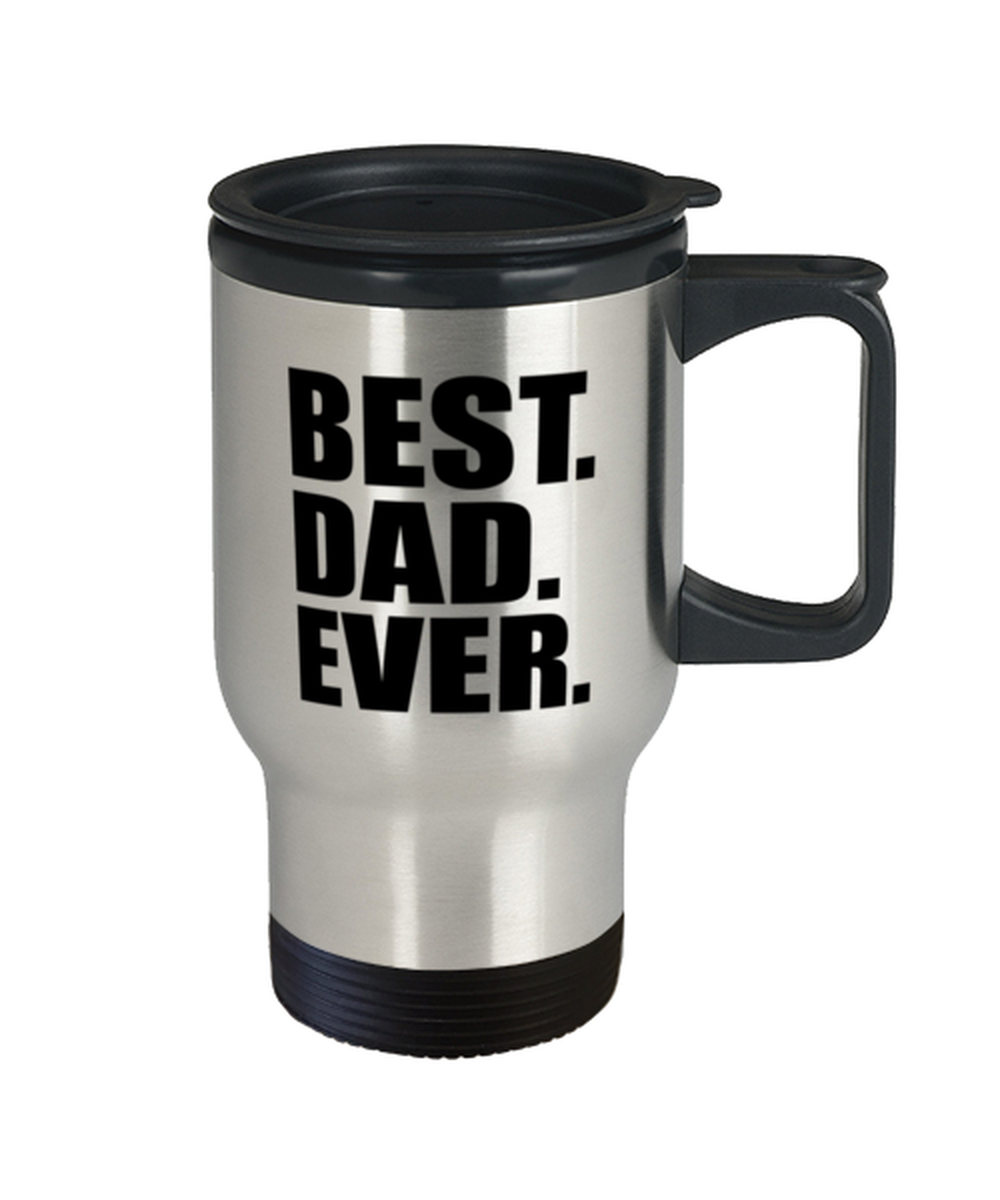 Best Dad Ever Travel Mug Funny Fathers Day Gift For Dad