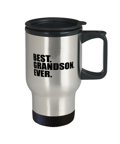 Best Grandson Ever Travel Mug Funny Birthday Gift For Grandson