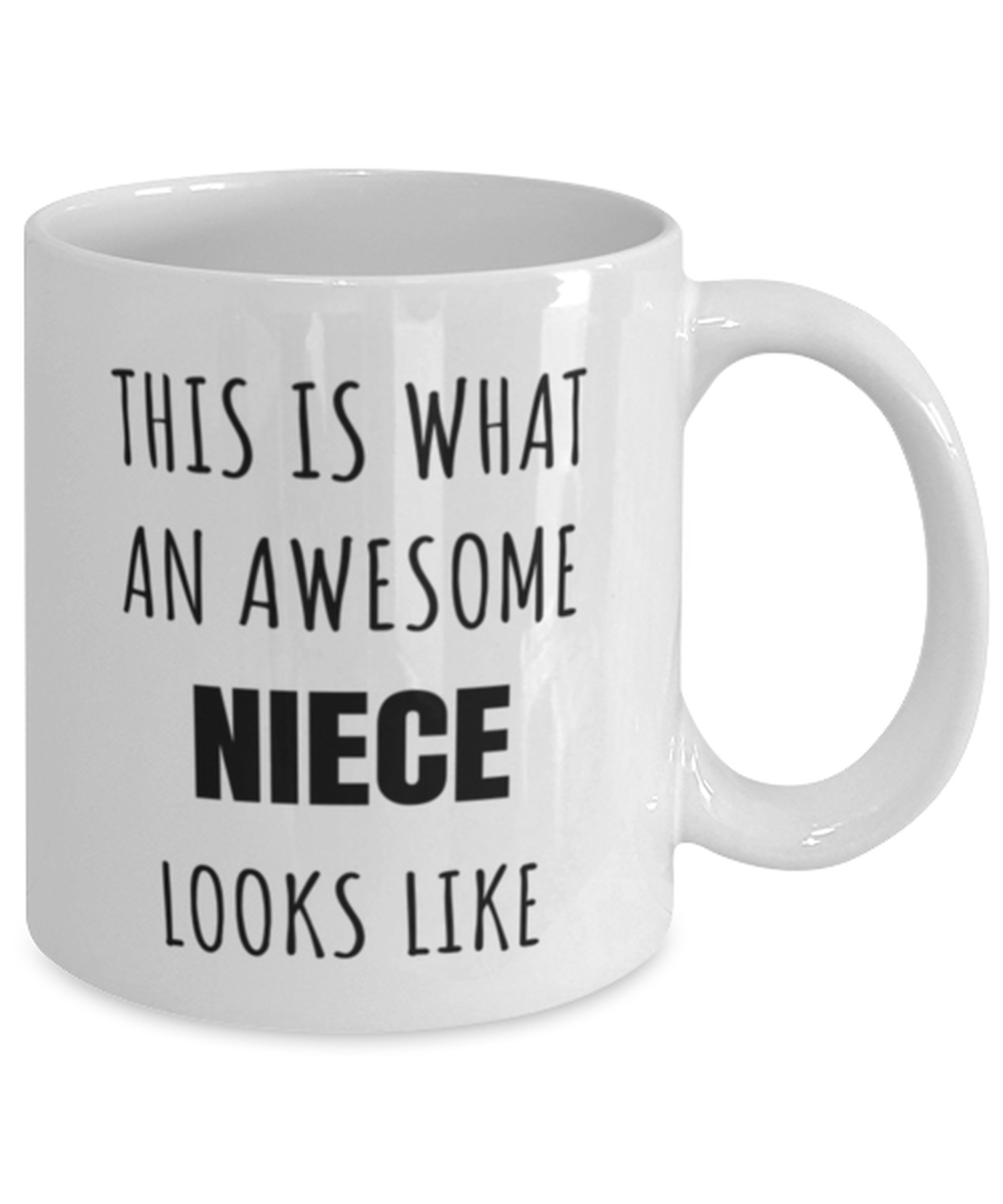 Funny Birthday Mug Gift for Niece, Awesome Niece Mug, Funny Christmas Mug Present From Aunt