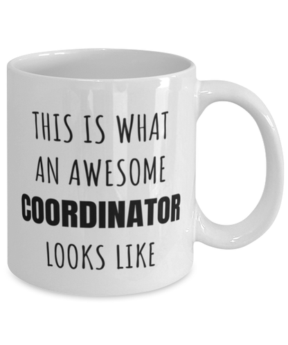 Funny Coordinator Mug Gift For Coordinator Birthday, This Is What An Awesome Coordinator Looks Like