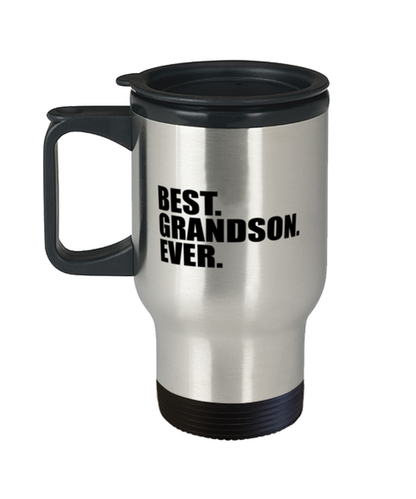 Best Grandson Ever Travel Mug Funny Birthday Gift For Grandson