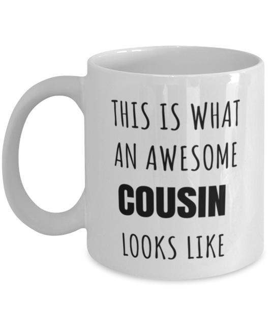 Funny Birthday Mug Gift for Cousin, Awesome Cousin Mug, Funny Christmas Mug Present From Cousins