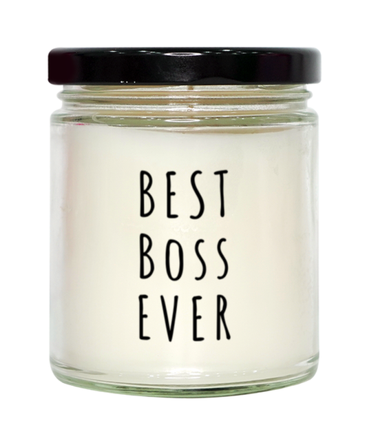 Best Boss Ever Candle Gift for Employer from Employee, Boss Christmas Present, Funny Boss Birthday Candle, Retirement Gift