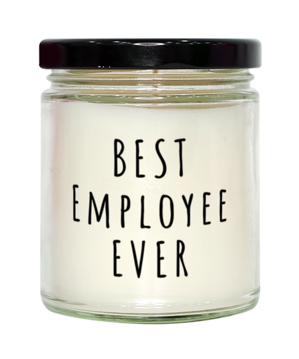 Best Employee Ever Candle Gift for Employees from Boss, Employee Christmas Present, Funny Employee Birthday Candle, Retirement Gift