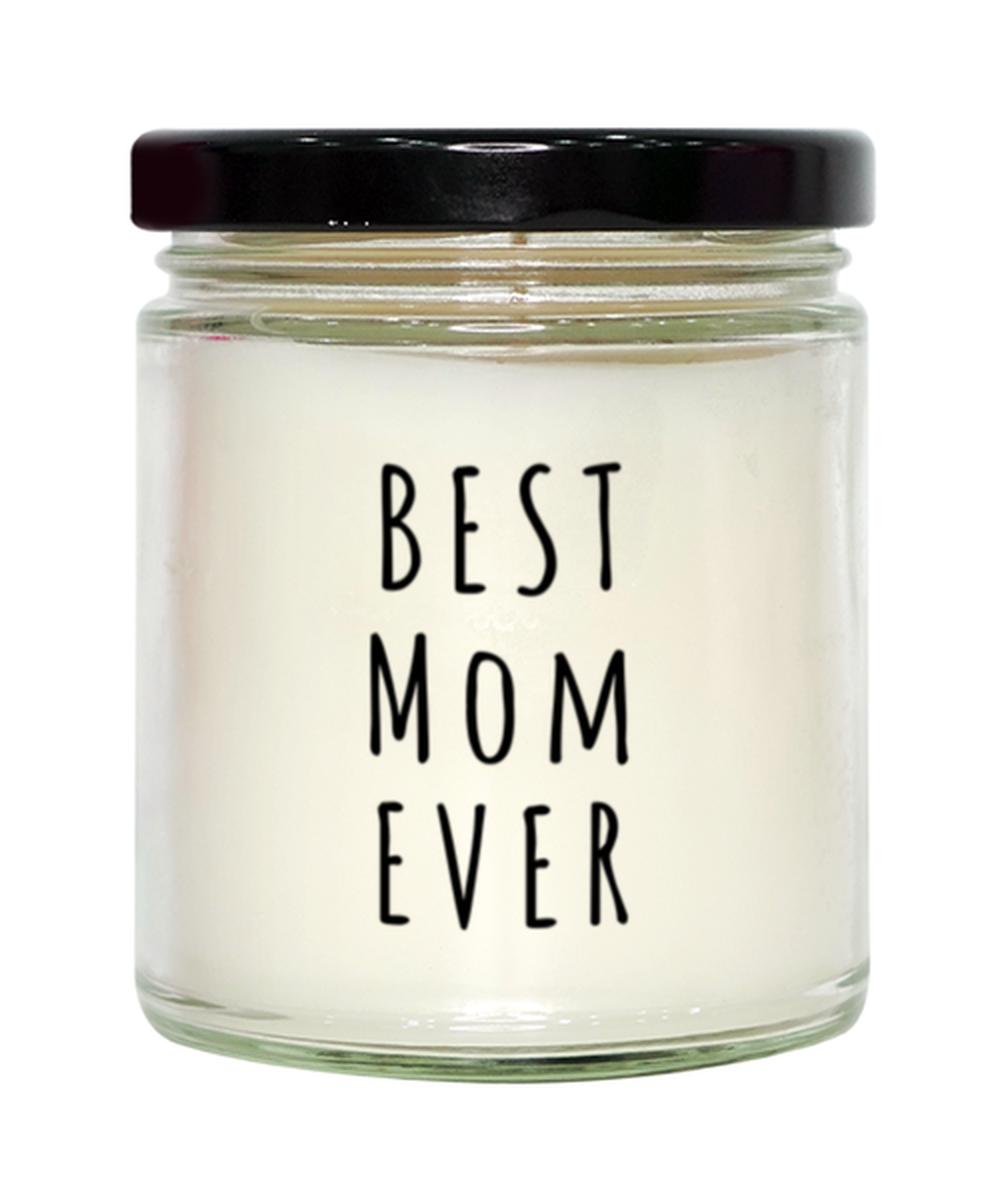 Best Mom Ever Candle Gift for Mom from Daughter, Mom Christmas Present, Funny Mom Birthday Candle, Mothers Day Gift