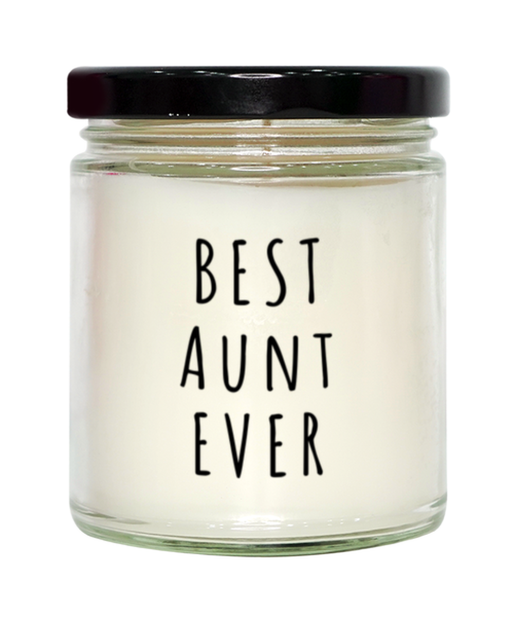 Best Aunt Ever Candle Gift for Auntie from Niece, Aunt Christmas Present, Funny Aunt Birthday Candle, Mothers Day Gift