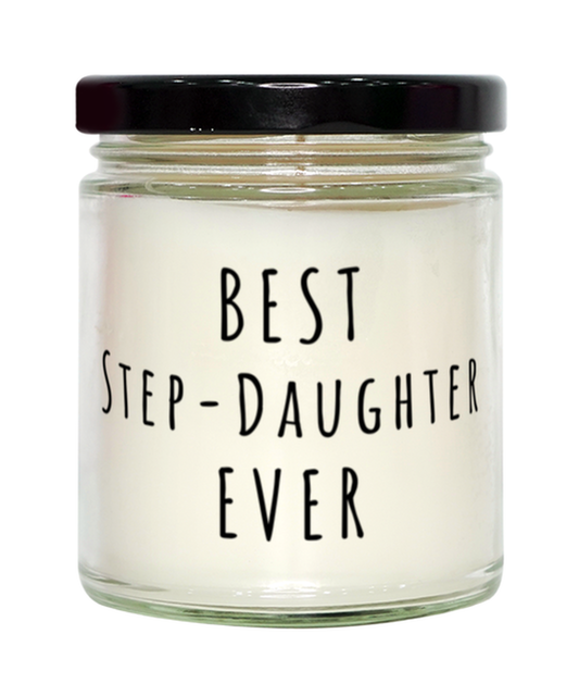 Best Step Daughter Ever Candle Gift for Step Daughter from StepMother, Step Daughter Christmas Present, Funny Step Daughter Birthday Candle