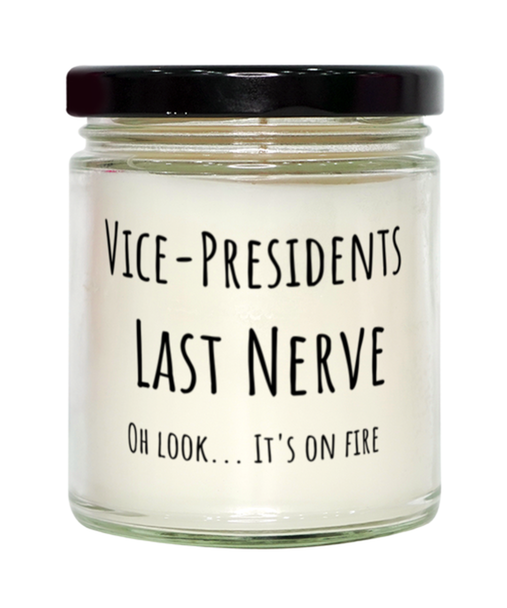 Funny Vice Presidents Last Nerve Candle Gift For Vice President Birthday