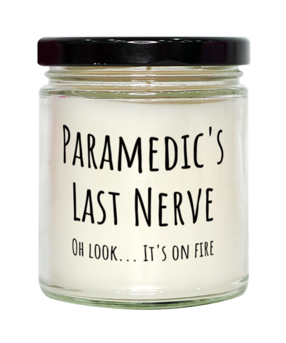 Funny Paramedics Last Nerve Candle Gift For Paramedic Birthday