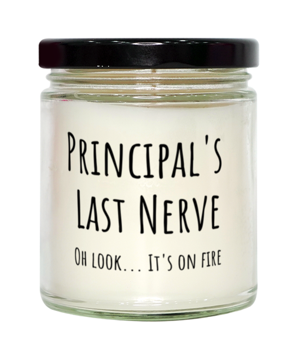 Funny Principals Last Nerve Candle Gift For Principal Birthday