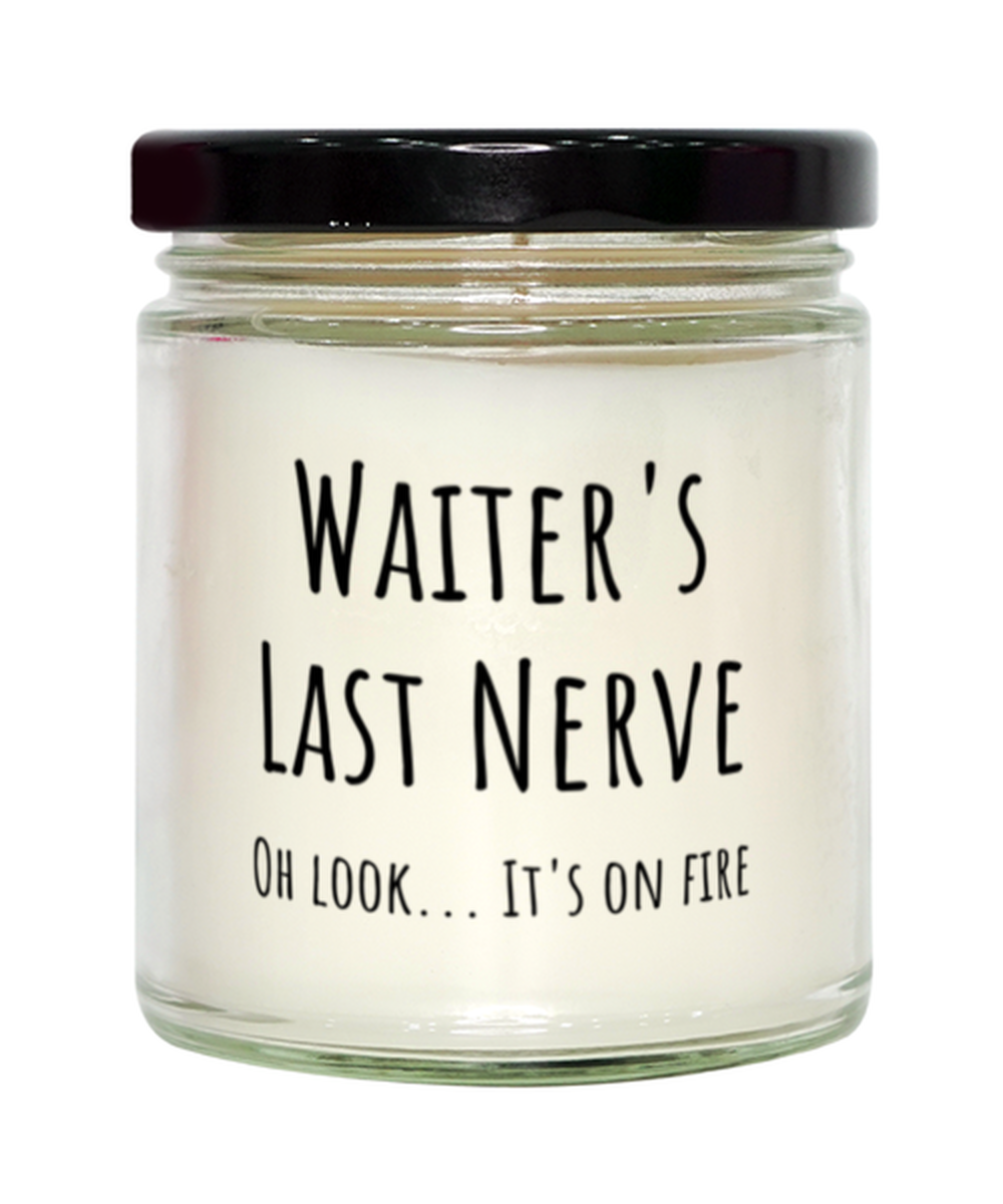 Funny Waiters Last Nerve Candle Gift For Waiter Birthday