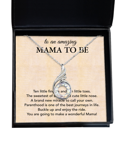 Pregnancy Gift For First Time Mama, Rising Phoenix Necklace For Mama To Be, Baby Shower Gift For First Time Mama, Mama To Be Gift