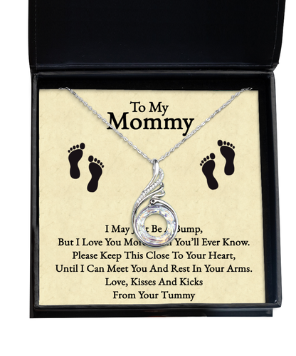 Mommy To Be Gift From Bump, Rising Phoenix Necklace For New Mommy, Baby Shower For Mommy To Be, Pregnancy Gift For First Time Mommy