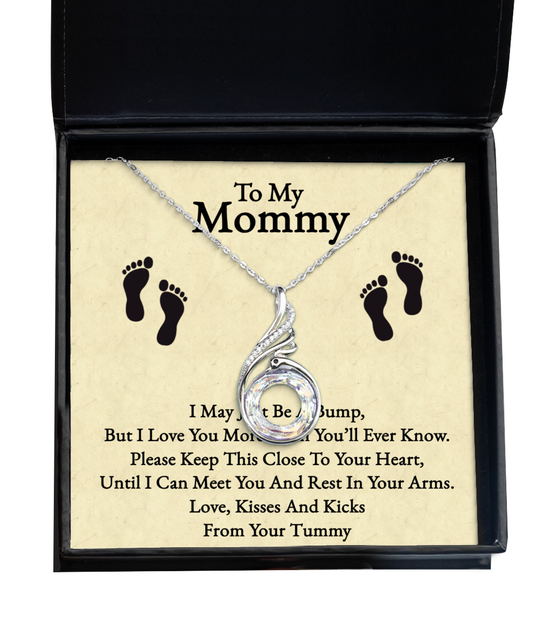 Mommy To Be Gift From Bump, Rising Phoenix Necklace For New Mommy, Baby Shower For Mommy To Be, Pregnancy Gift For First Time Mommy