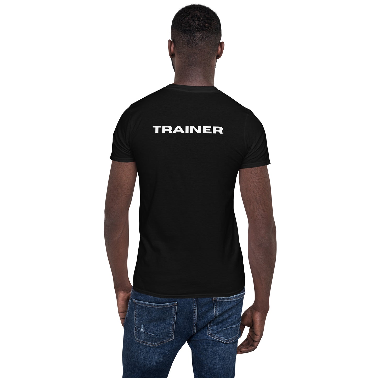 Fitness Trainer Short-Sleeve Unisex Black T-Shirt