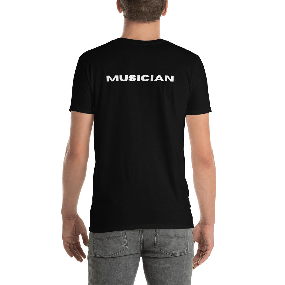 Musician Short-Sleeve Black Unisex T-Shirt